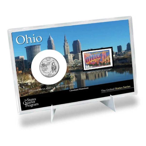 ohio-state-quarter-coin-stamp