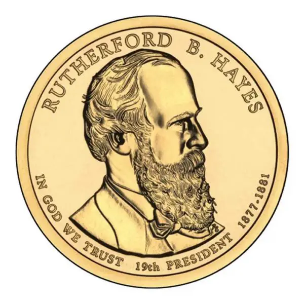 rutherford b hayes coin