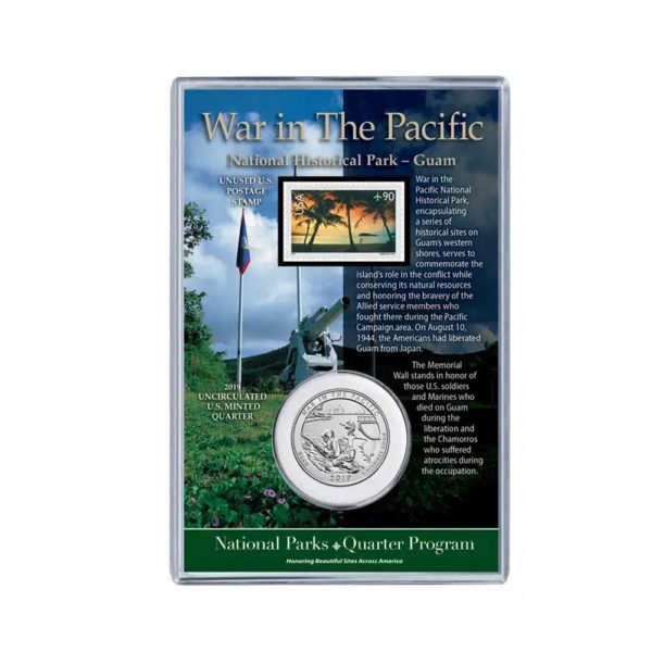 war-in-the-pacific-national-park-quarter-coin-stamp