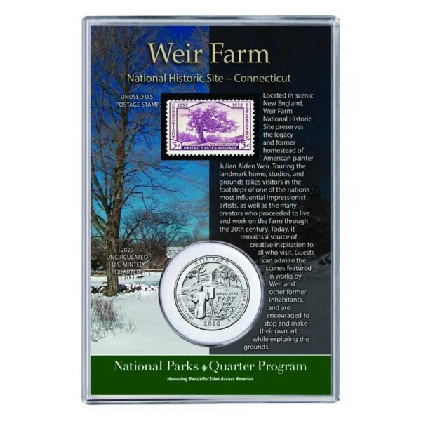 weir-farm-national-park-quarter-coin-stamp